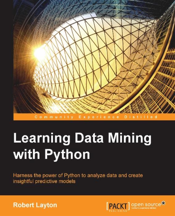 Learning Data Mining with Python Cover