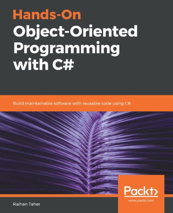 Hands-On Object-Oriented Programming with C# Cover