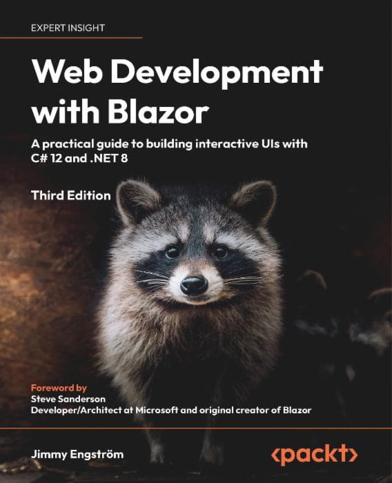 Web Development with Blazor Cover
