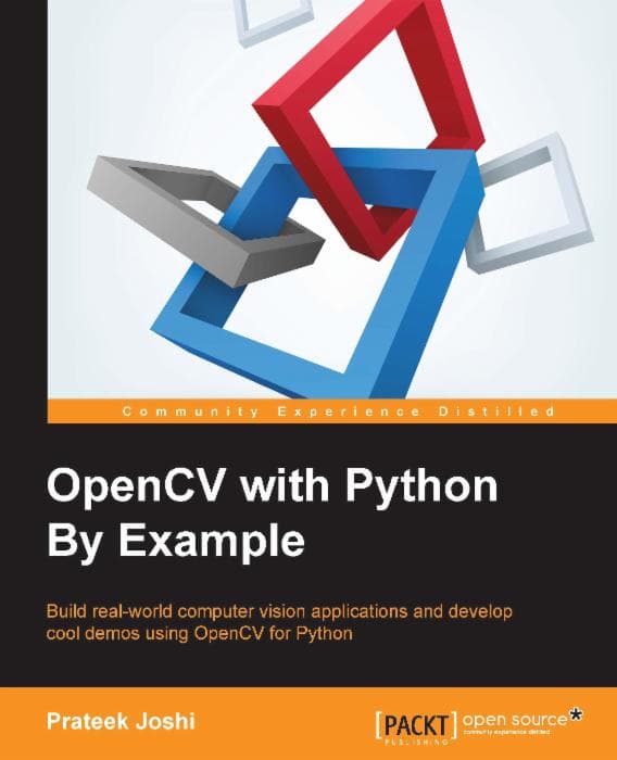 OpenCV with Python By Example Cover